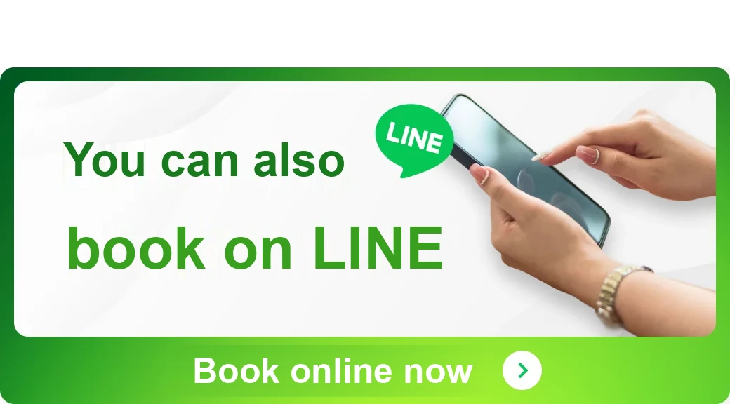 You can also book via LINE