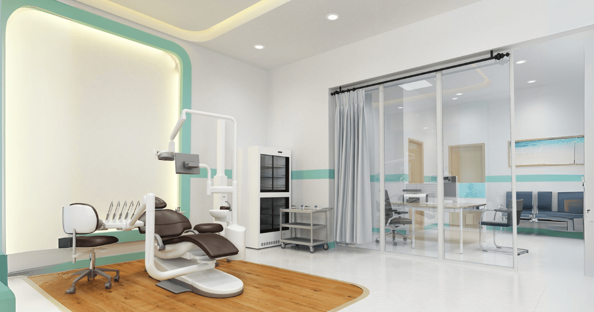 歯医者に行くタイミングを示す歯科医院の診療室