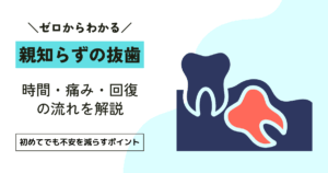 親知らずの抜歯にかかる時間｜上下・本数別の目安と回復期間